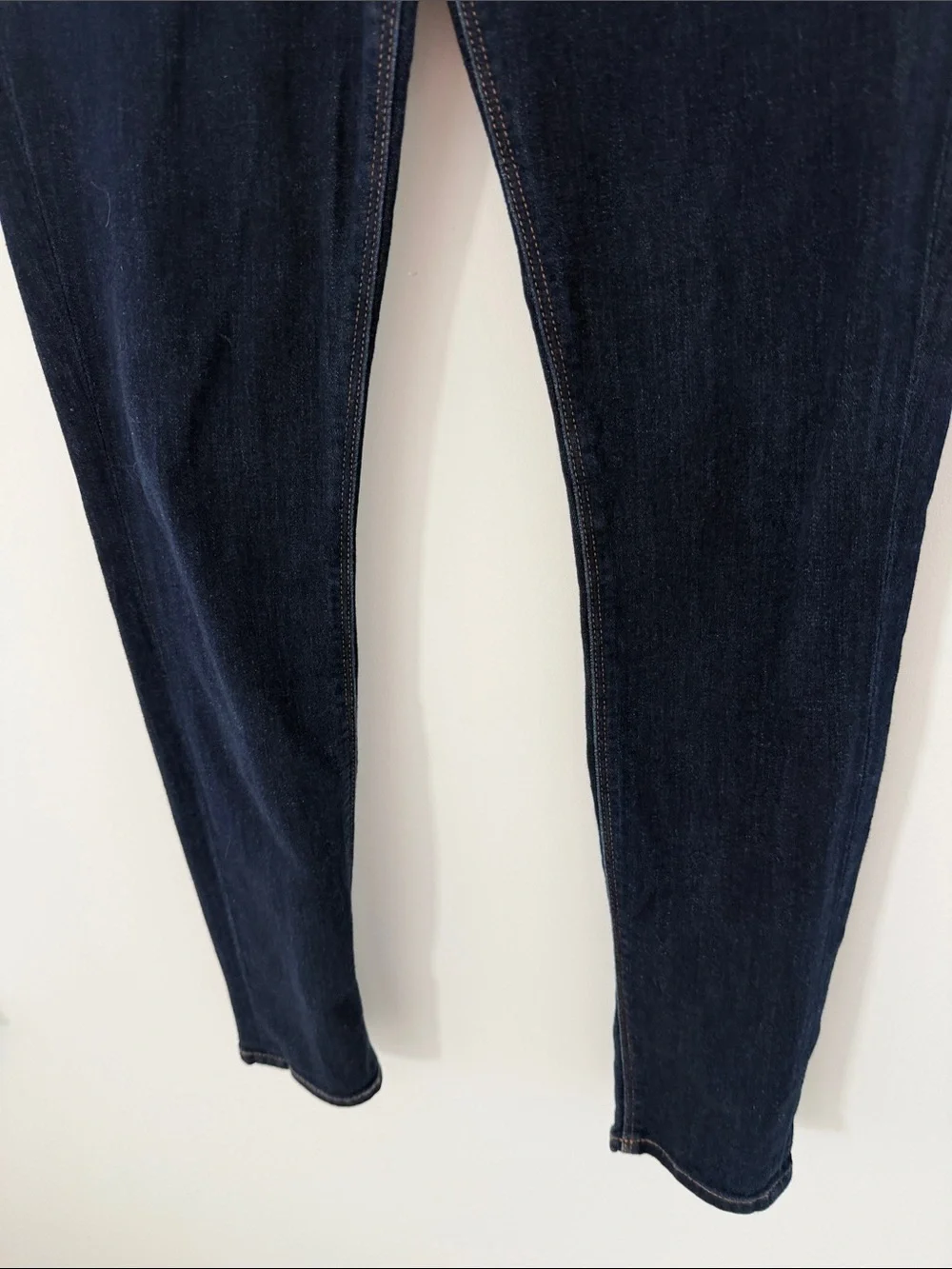 Express Women's Skinny Jeans - Dark Blue
